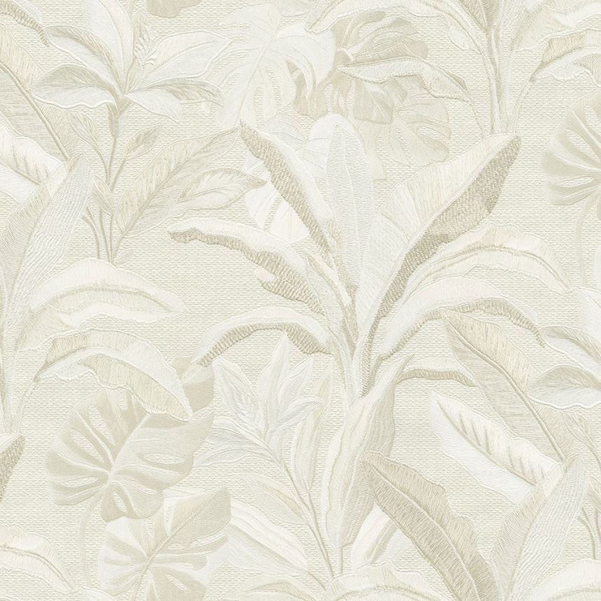 Luxustapete, cremefarben, Blumen, Blätter, 73805, Tendenze, Emiliana Parati