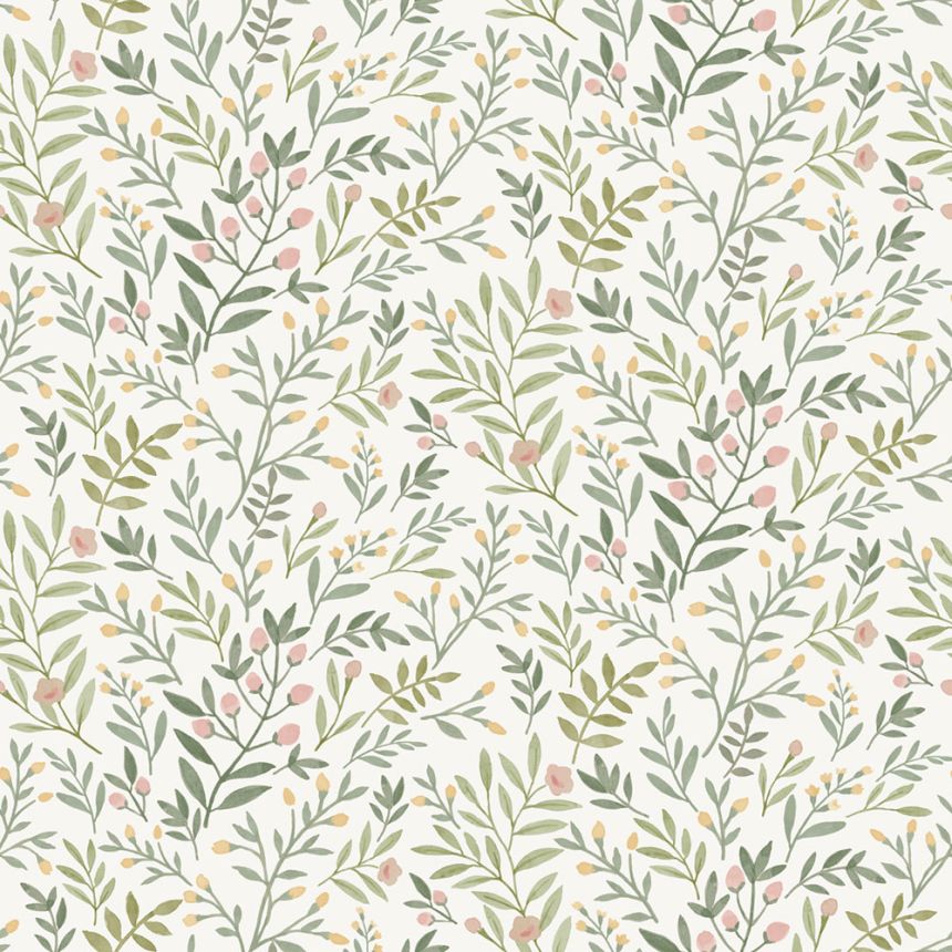 Tapete, grün, Zweige, A78801, Inia, Grandeco