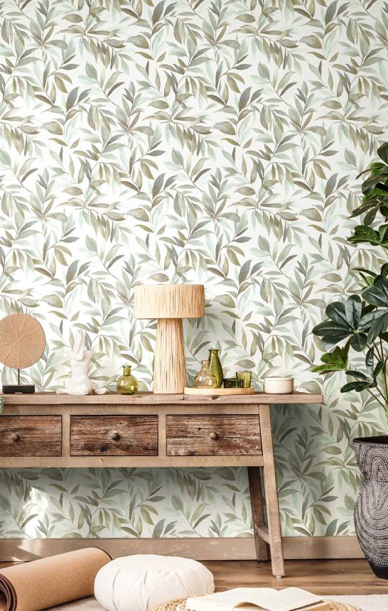 Tapete, grün, Blätter, 2000, Rio, Parato by Cristiana Masi