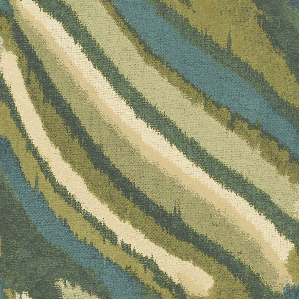 Tapete, grün, Stoffoptik, 2027, Rio, Parato by Cristiana Masi