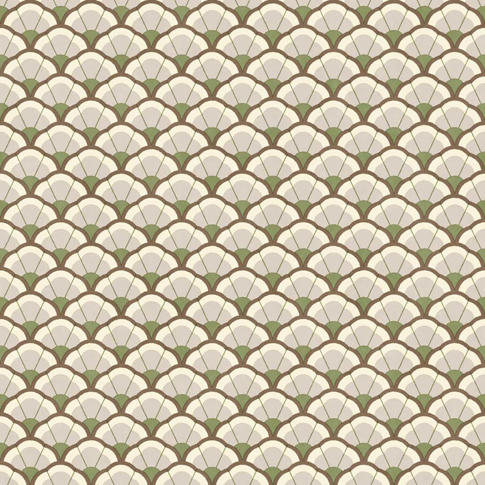 Tapete, Blumen, grau-grün, 2043, Rio, Parato by Cristiana Masi