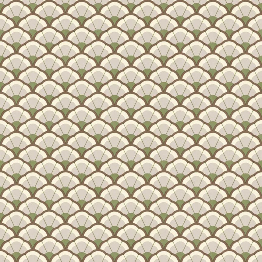 Tapete, Blumen, grau-grün, 2043, Rio, Parato by Cristiana Masi