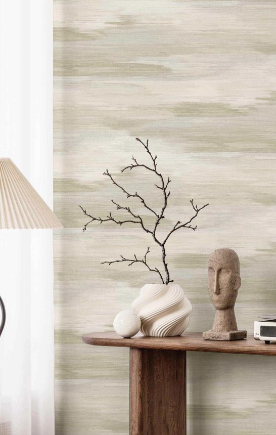 Tapete, Aquarellmuster, grau-beige, 2080, Rio, Parato by Cristiana Masi