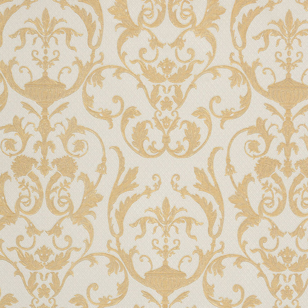 Luxury vinyl wallpaper 95514, Baroque pattern, Ornamenta, Limonta