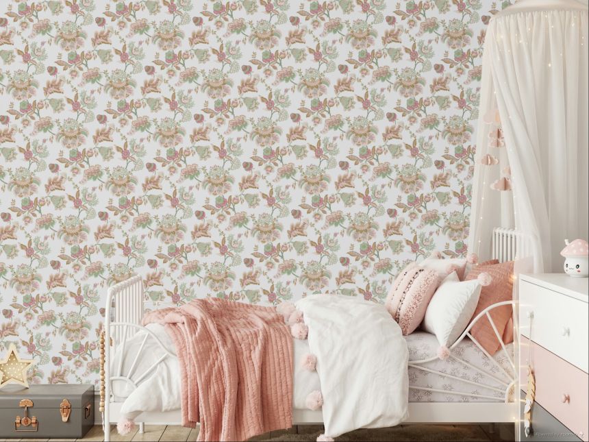 Tapete, rosa-grün, Blumen, 8300, Blooming Garden 2, Parato by Cristiana Masi