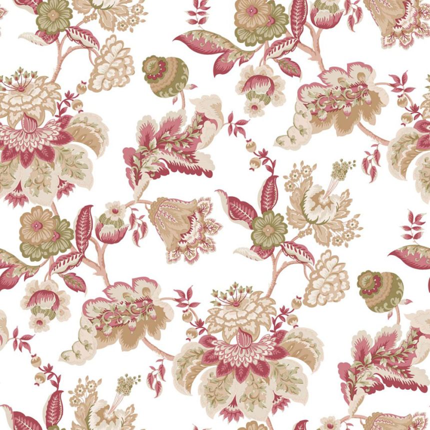 Tapete, braun-bordeaux, Blumen, 8302, Blooming Garden 2, Parato by Cristiana Masi