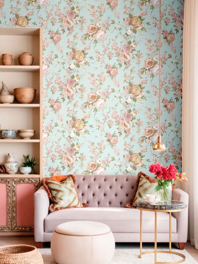 Tapete, blau, Blumen, 8311, Blooming Garden 2, Parato by Cristiana Masi