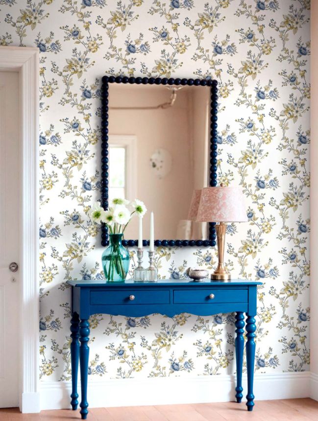 Tapete, blau, Blumen, 8327, Blooming Garden 2, Parato by Cristiana Masi