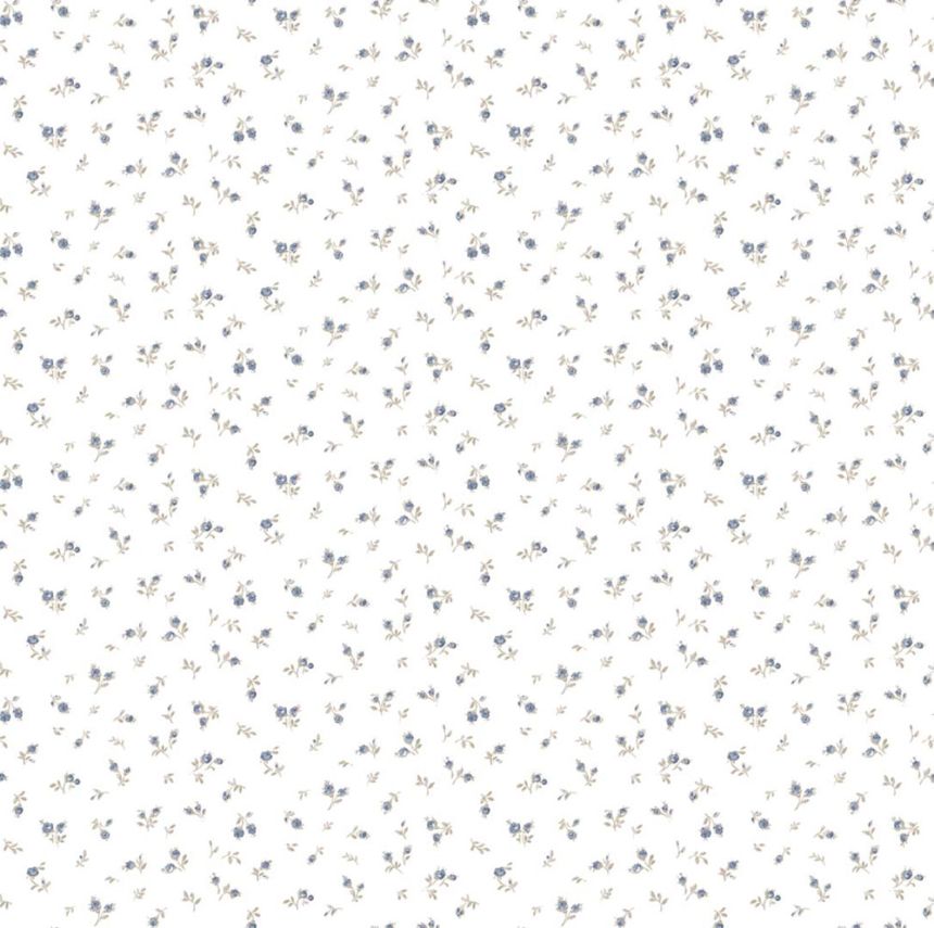 Tapete, blau-braun, Blumen, 8372, Blooming Garden 2, Parato by Cristiana Masi