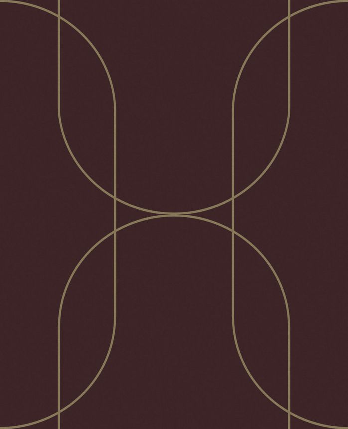Grafische Tapete, bordeaux, 142061, Allurium, Graham Brown Premium