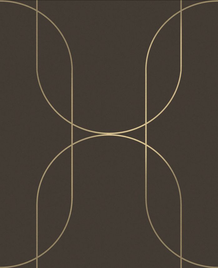 Grafische Tapete, braun, 142063, Allurium, Graham Brown Premium