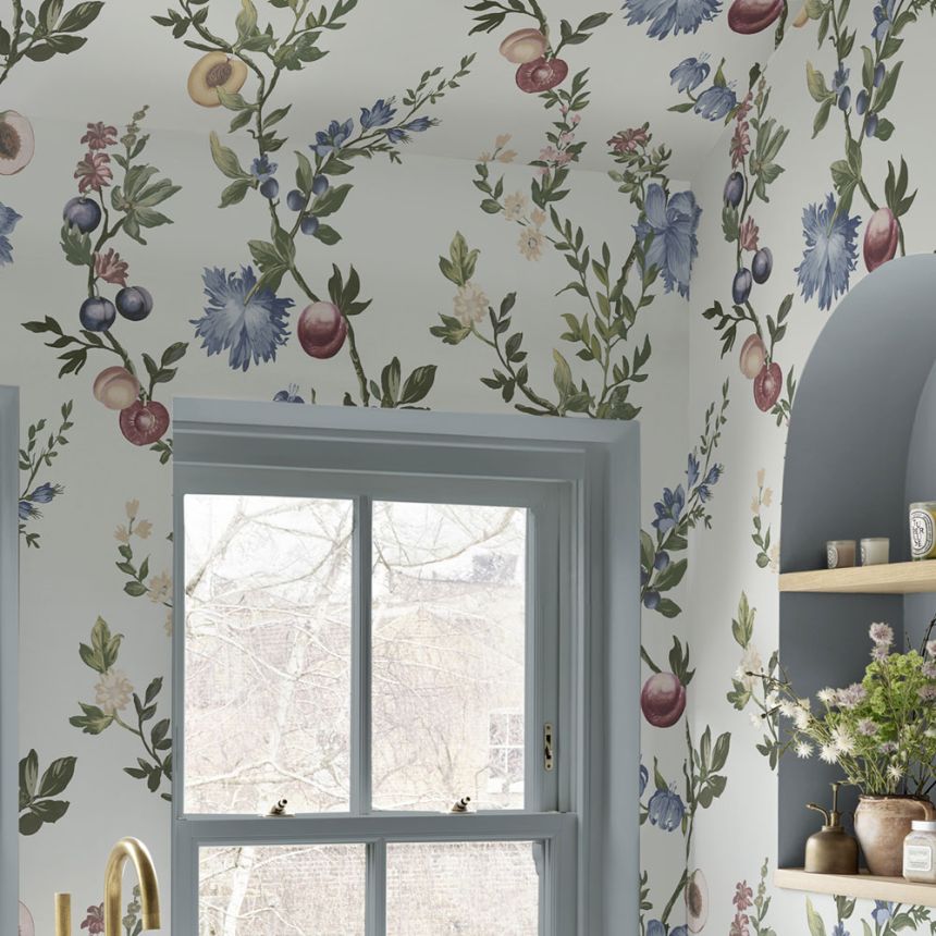 Tapete, weiß, Zweige, Blumen, 142344, Allurium, Graham Brown Premium