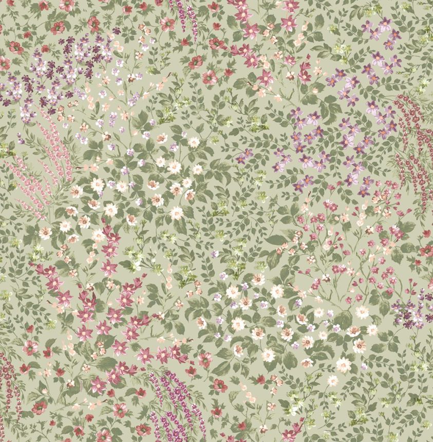 Tapete, grün, Blumen, 142355, Allurium, Graham Brown Premium