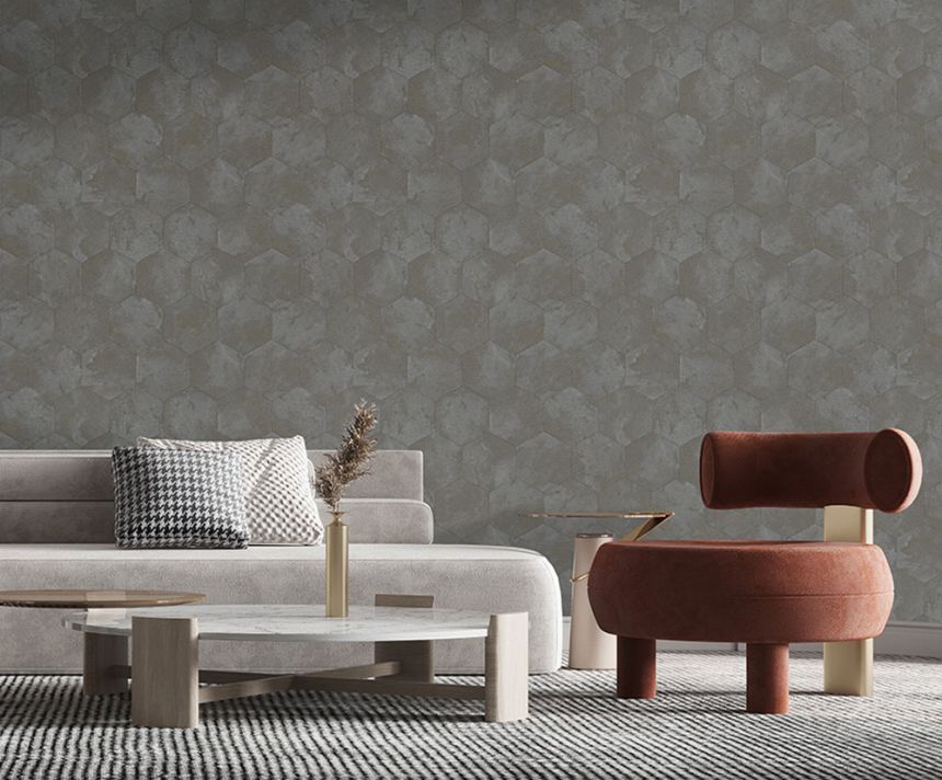 Tapete, grau, Samtoptik, Z81027, Philipp Plein 2, Zambaiti Parati