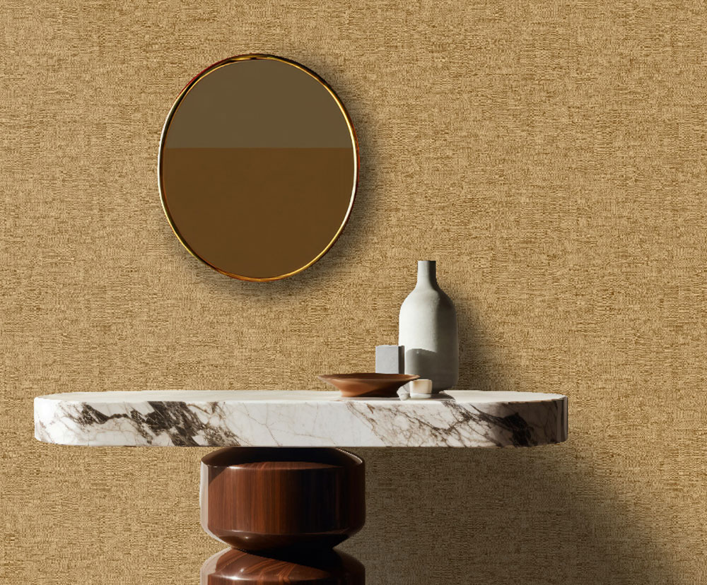 Luxus Tapete, braun, grobe Stoffoptik, Z81045, Philipp Plein 2, Zambaiti Parati