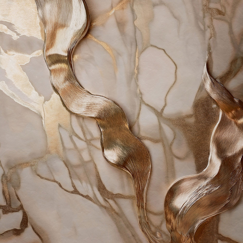 Fototapete, braun, beige, Marmor, Z81070, 3x3 m, Philipp Plein 2, Zambaiti Parati