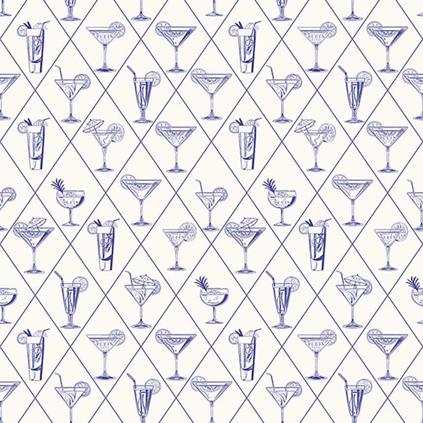 Fototapete, weiß, rot, Getränke, Z81081, 3x1 m, Philipp Plein 2, Zambaiti Parati