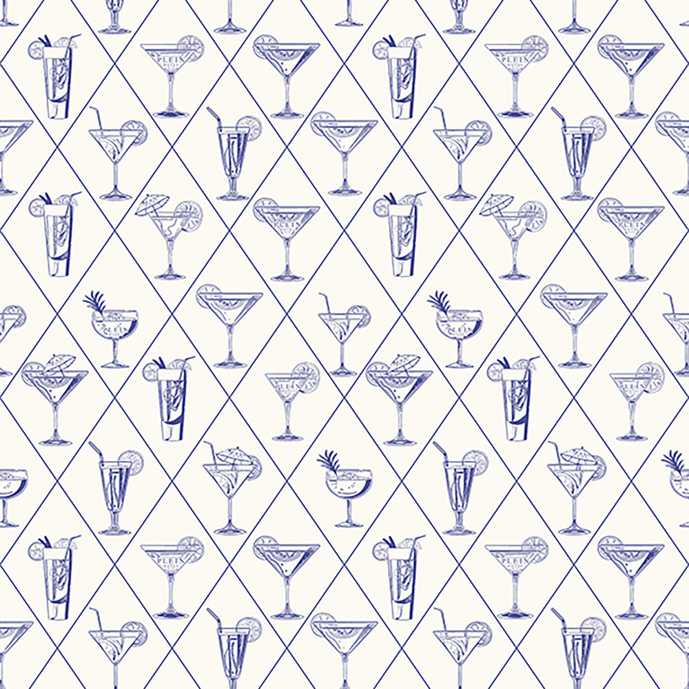 Fototapete, weiß, rot, Getränke, Z81081, 3x1 m, Philipp Plein 2, Zambaiti Parati