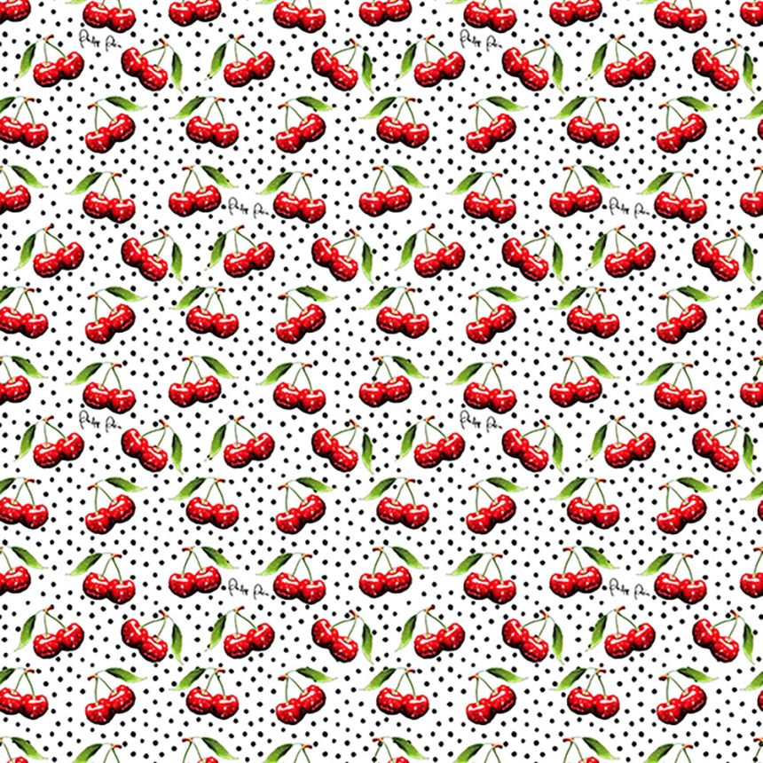 Fototapete, weiß, rot, Kirschen, Z81083, Philipp Plein 2, Zambaiti Parati