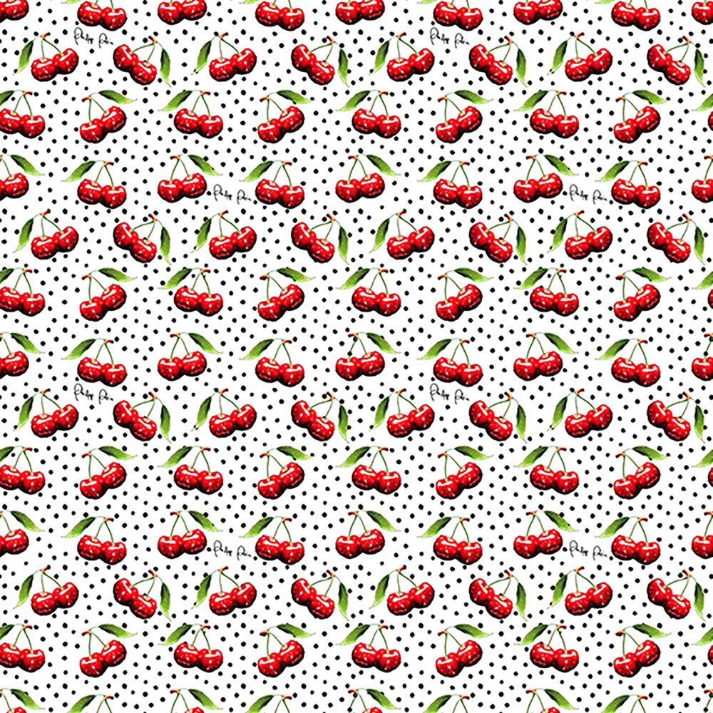 Fototapete, weiß, rot, Kirschen, Z81083, Philipp Plein 2, Zambaiti Parati