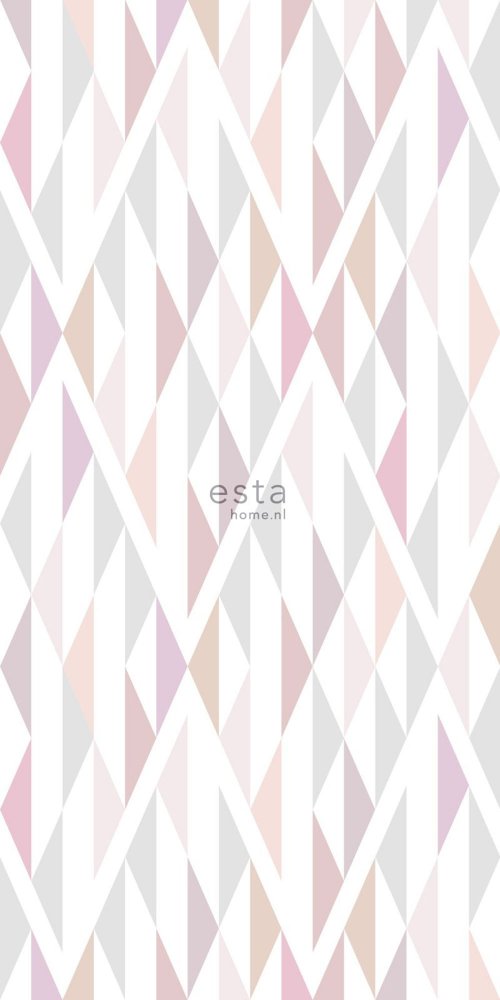 Geometrische Vlies-Fototapete 158903, 1,395 x 2,79 m, Scandi cool, Esta