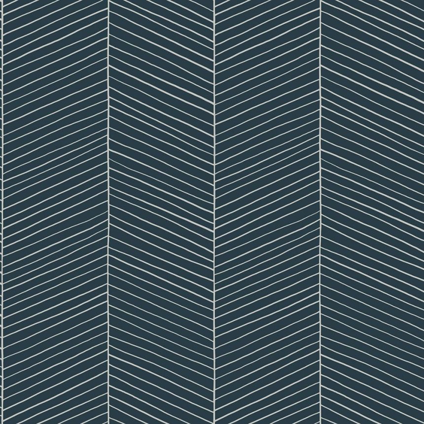 Blaue Vliestapete 139109, Geometrisches Muster, Scandi cool, Esta