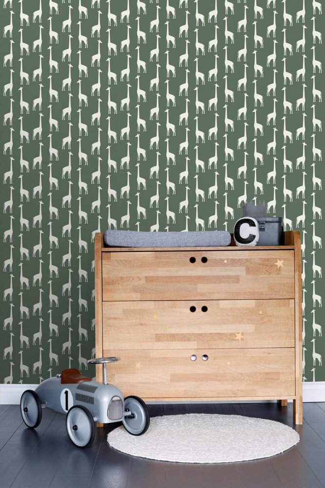 Kindertapete 139060, Giraffen, Let's play, Esta