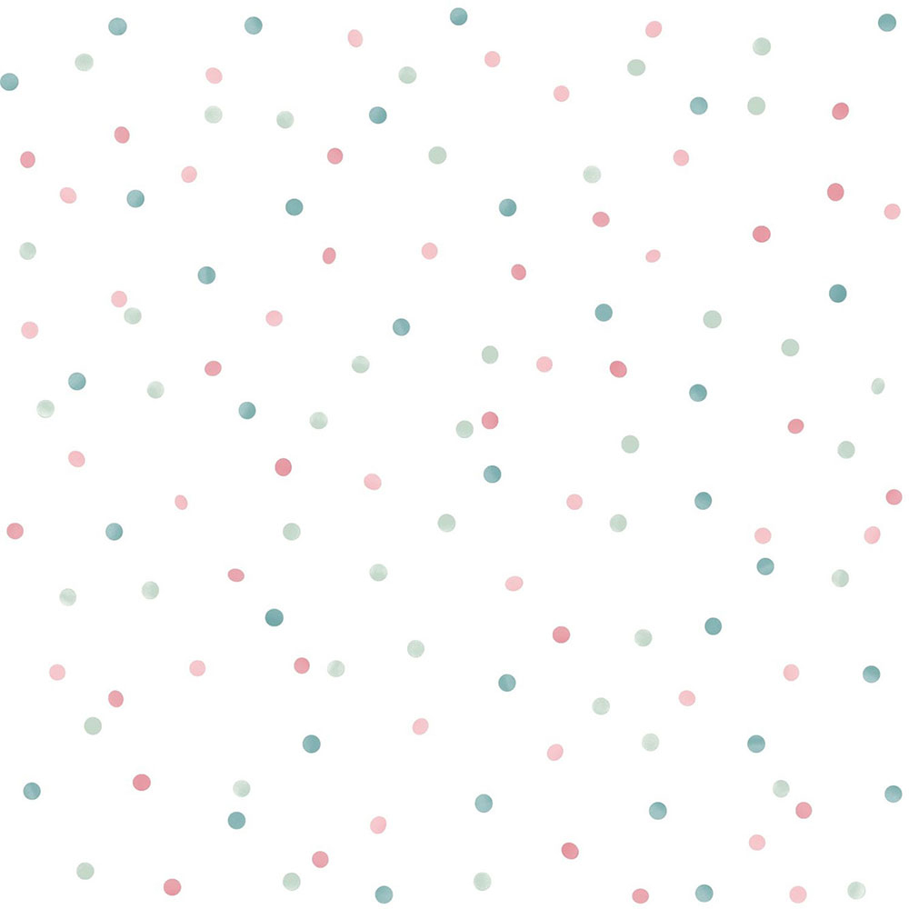 Kindertapete 139049, Punkte, Let's play, Esta