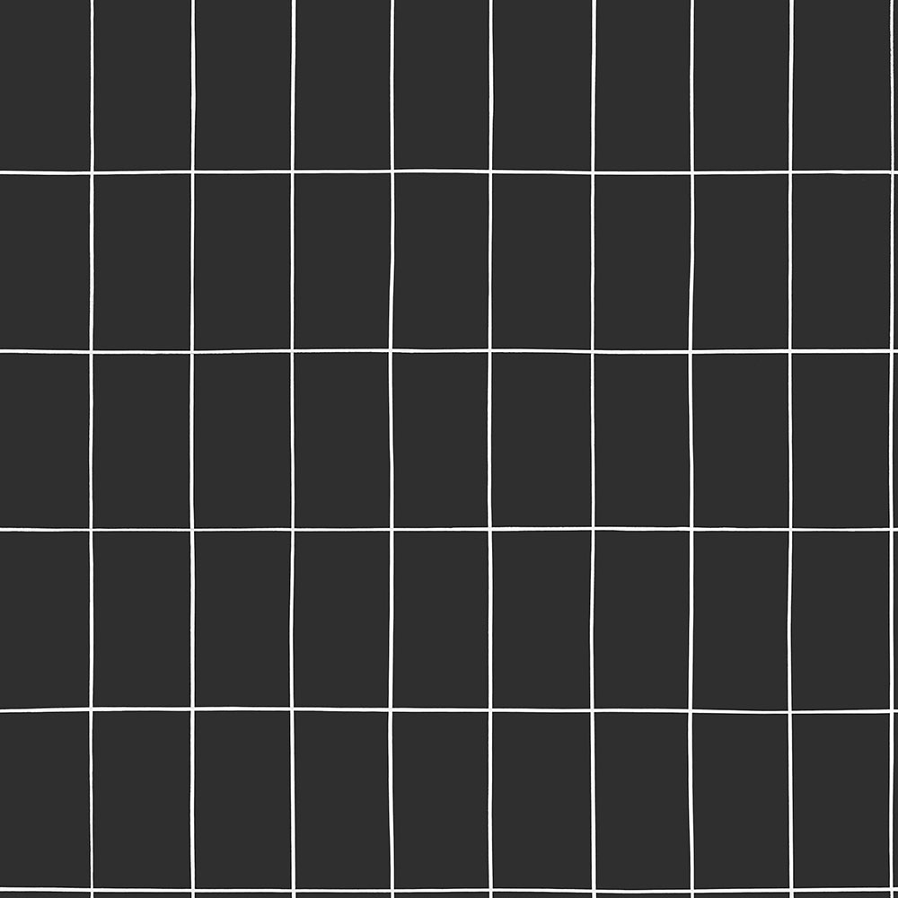 Schwarze geometrische Vliestapete, 139032, Scandi cool, Esta
