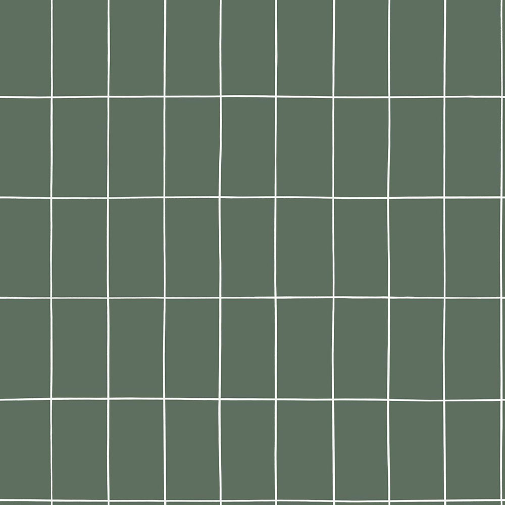 Grüne geometrische Vliestapete, 139031, Scandi cool, Esta