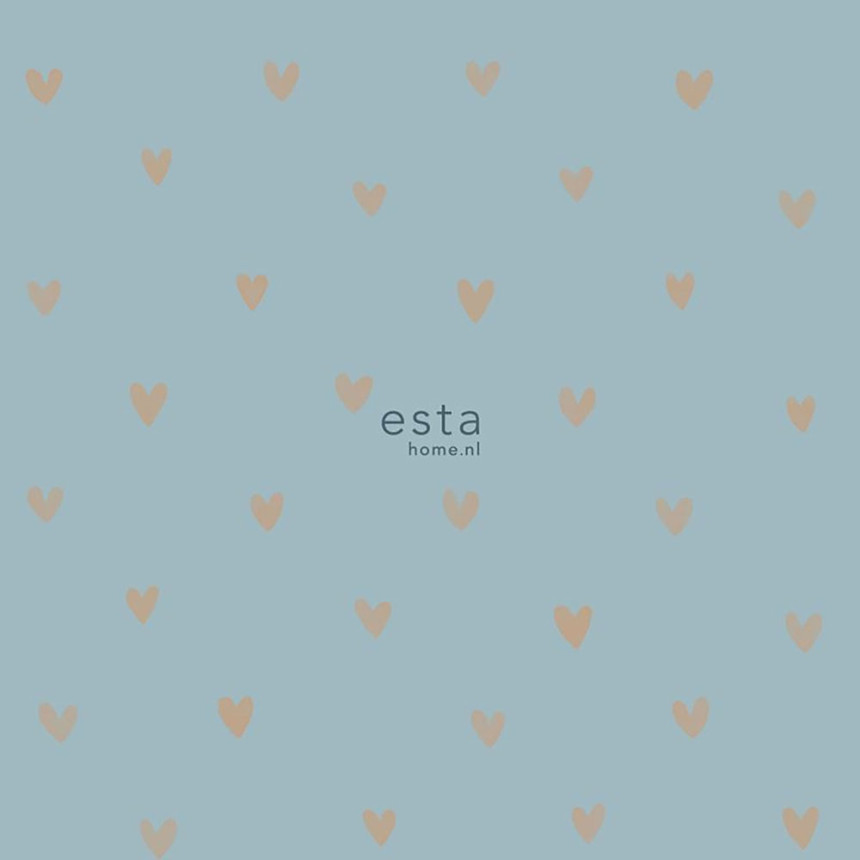 Non-woven wallpaper 128833, Hearts, FAB, Esta