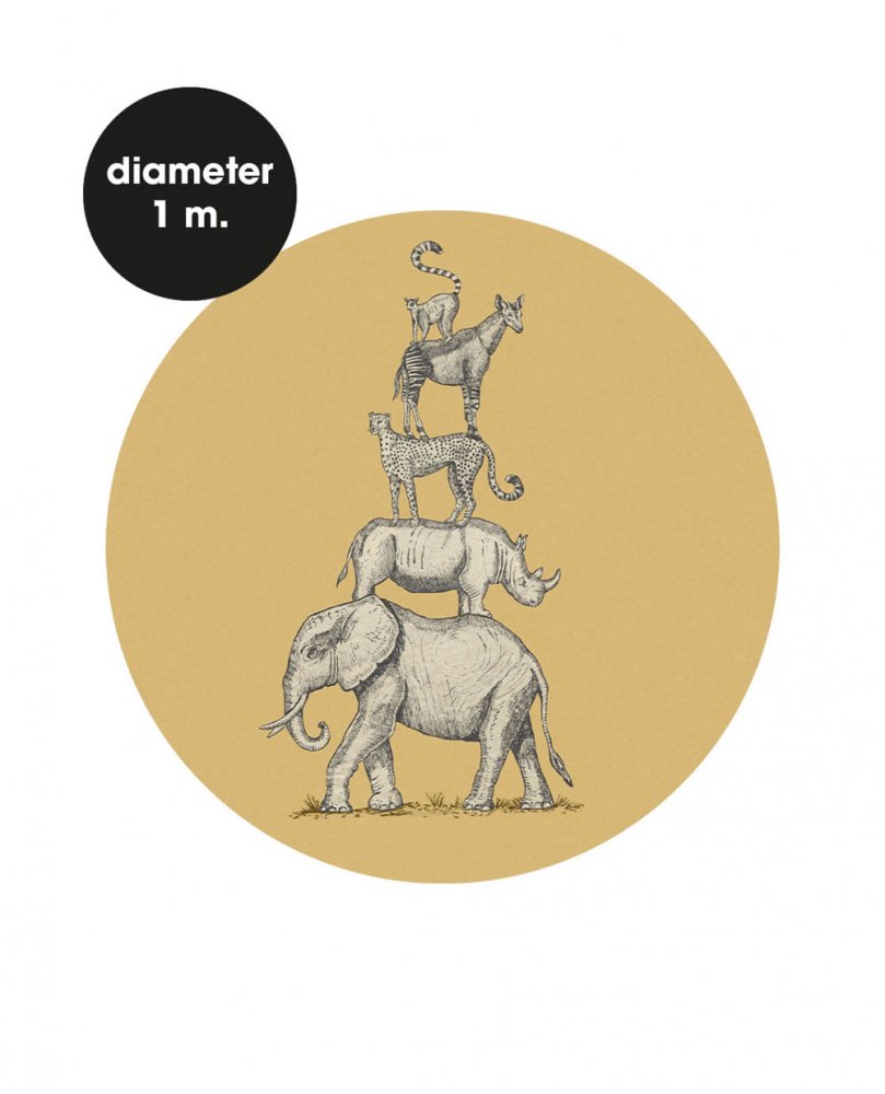 Selbstklebende kreisförmige Fotoapete 309123, 100cm, Wallpower Favorites, Eijffinger