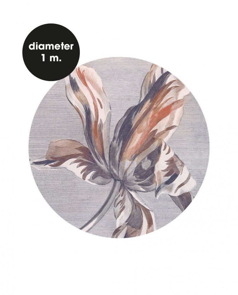 Selbstklebende kreisförmige Fototapete mit einer Blume 309108, 100cm, Wallpower Favorites, Eijffinger