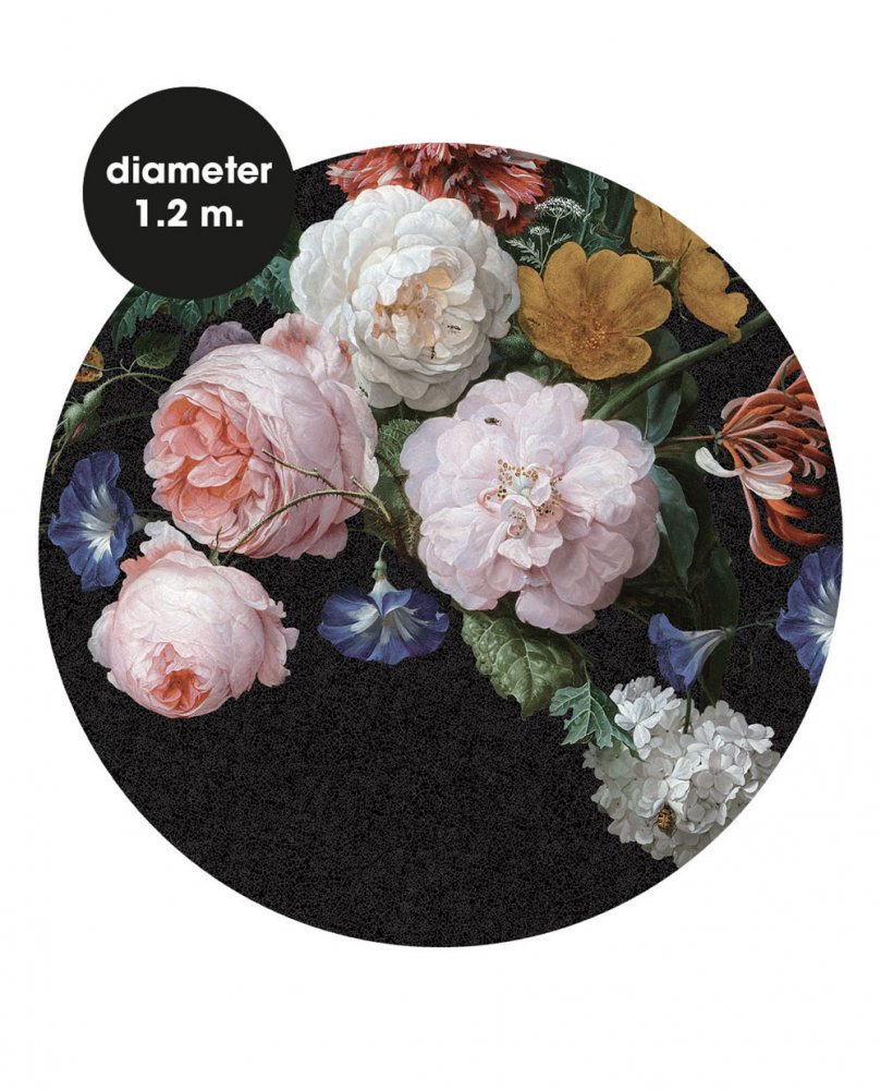 Selbstklebende kreisförmige Blumentapete 309106, 120cm, Wallpower Favorites, Eijffinger