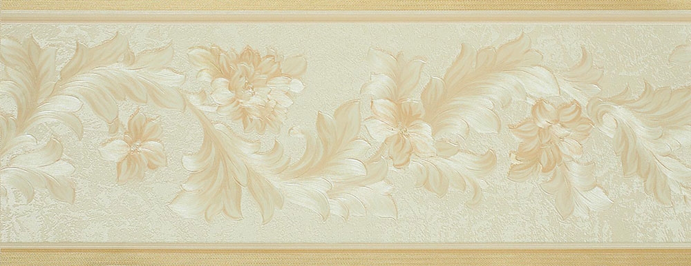 Vinyl wallpaper flower border 00302, Neapolis, Limonta