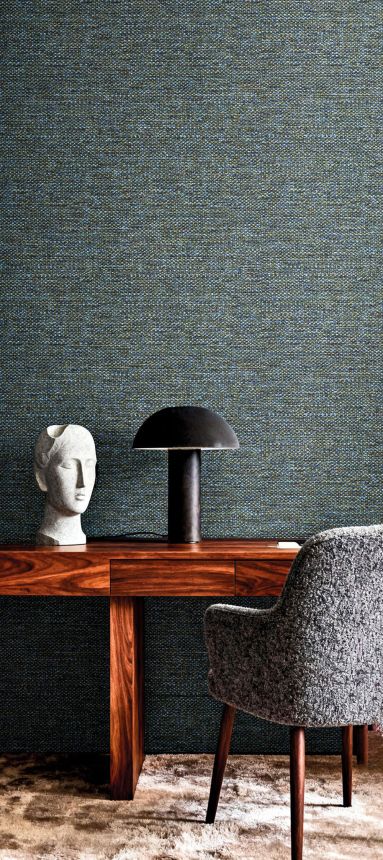 Tapete, grau, blau, 5876, Jaipur, Pigmenta, Parato by Cristiana Masi
