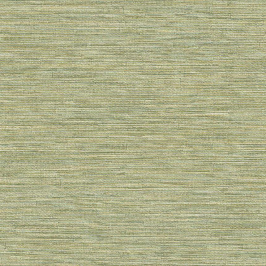 Tapete, grün, ockerfarben, Stoffoptik, 5885, Jaipur, Pigmenta, Parato by Cristiana Masi