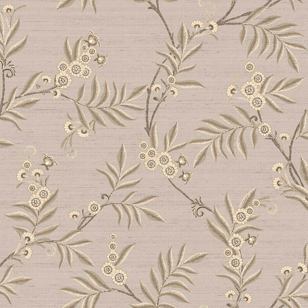 Tapete, grau, beige, blühende Zweige, 7709, Agora, Parato by Cristiana Masi