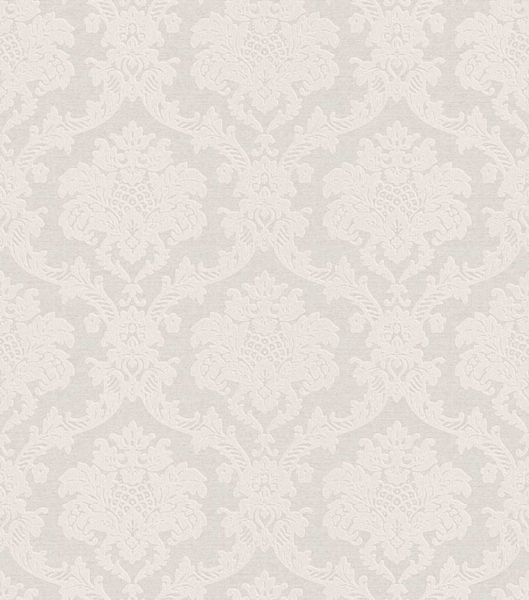 Tapete, grau-silber, Schlossmuster, 7727, Agora, Parato by Cristiana Masi