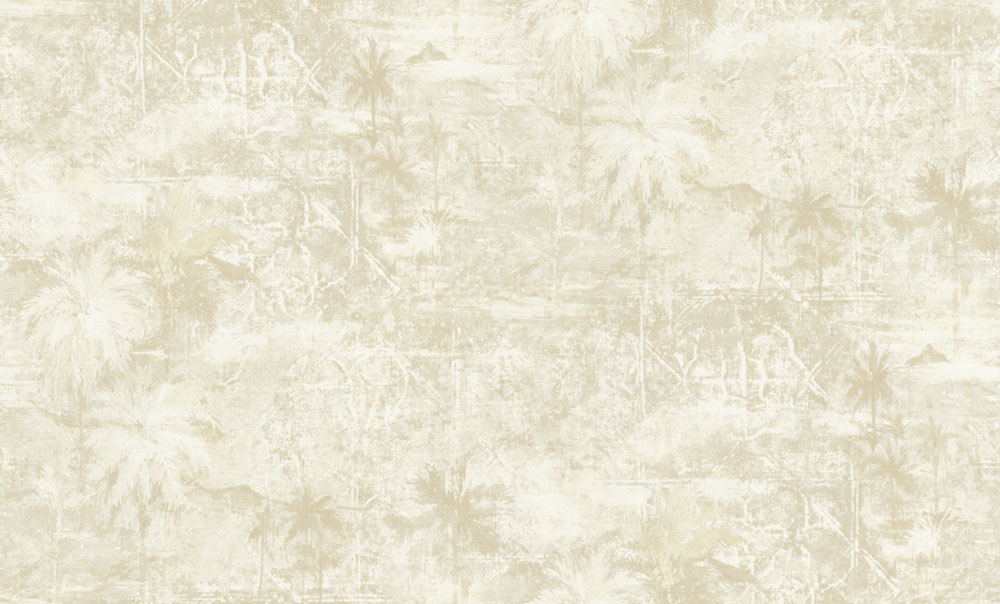 Tapete, grau-beige, Palmen, 74003, Armonia, Emiliana Parati