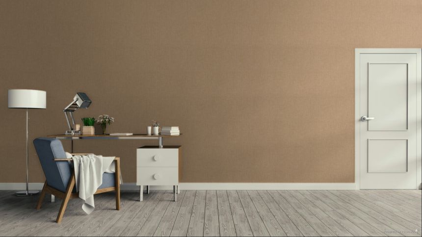 Tapete, Mattenoptik, Braun, Beige, IM28001, Imani, Decoprint