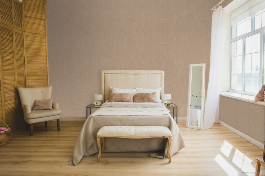 Tapete, Stoffoptik, Braun, Beige, IM28023, Imani, Decoprint