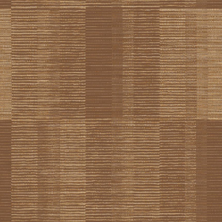 Geometrische Tapete, Orange, Braun, IM28031, Imani, Decoprint