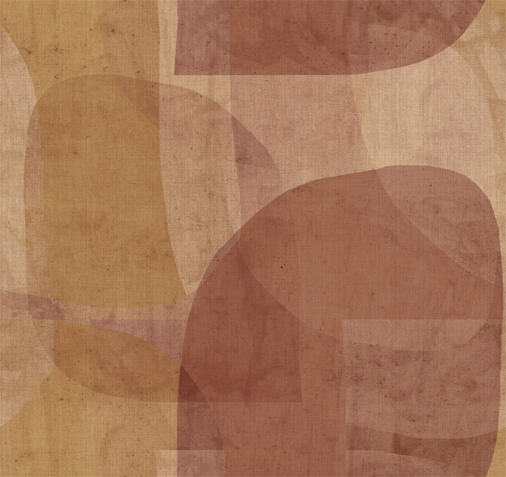 Geometrische Fototapete, Braun, Rot, IMD28132, Imani, Decoprint