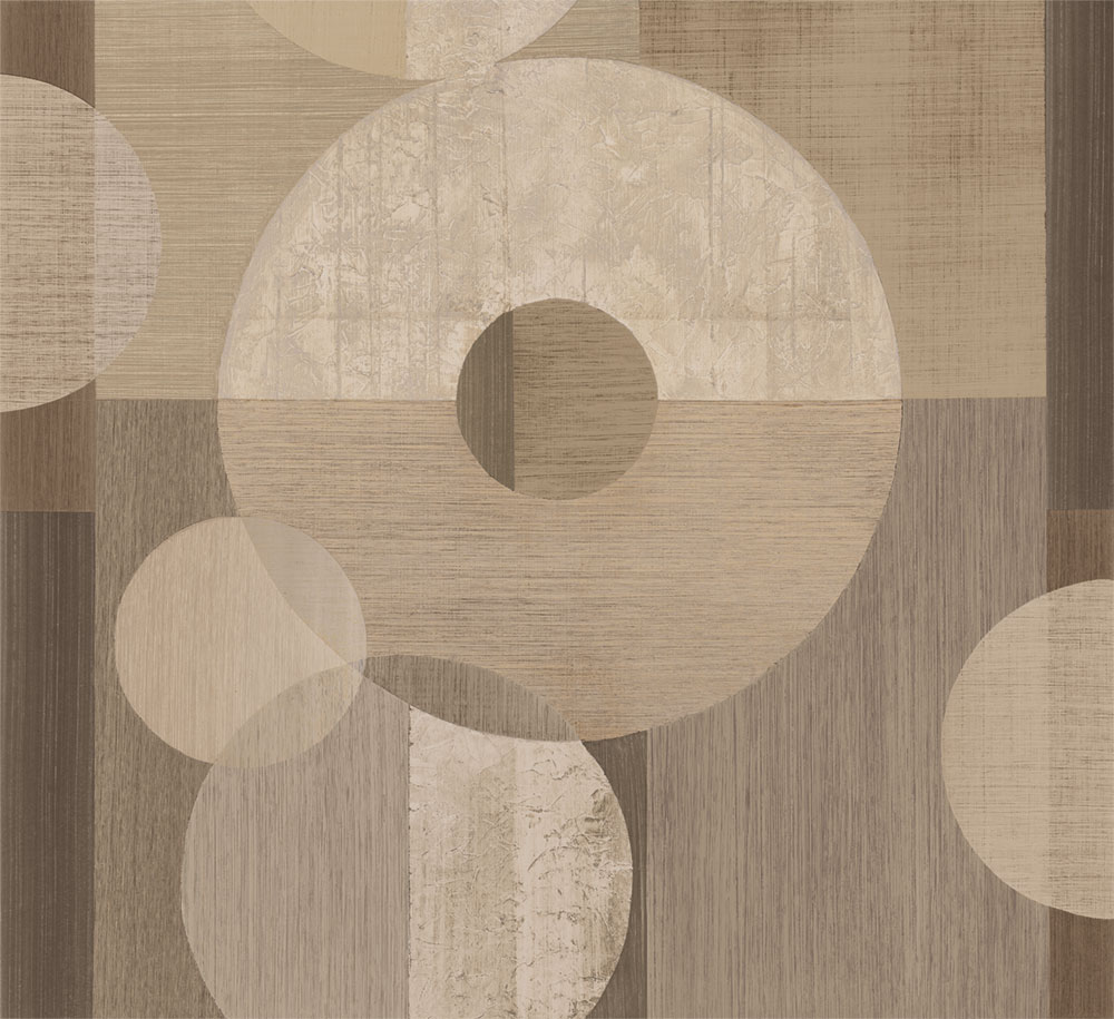 Geometrische Fototapete, Beige, Braun, IMD28142, Imani, Decoprint