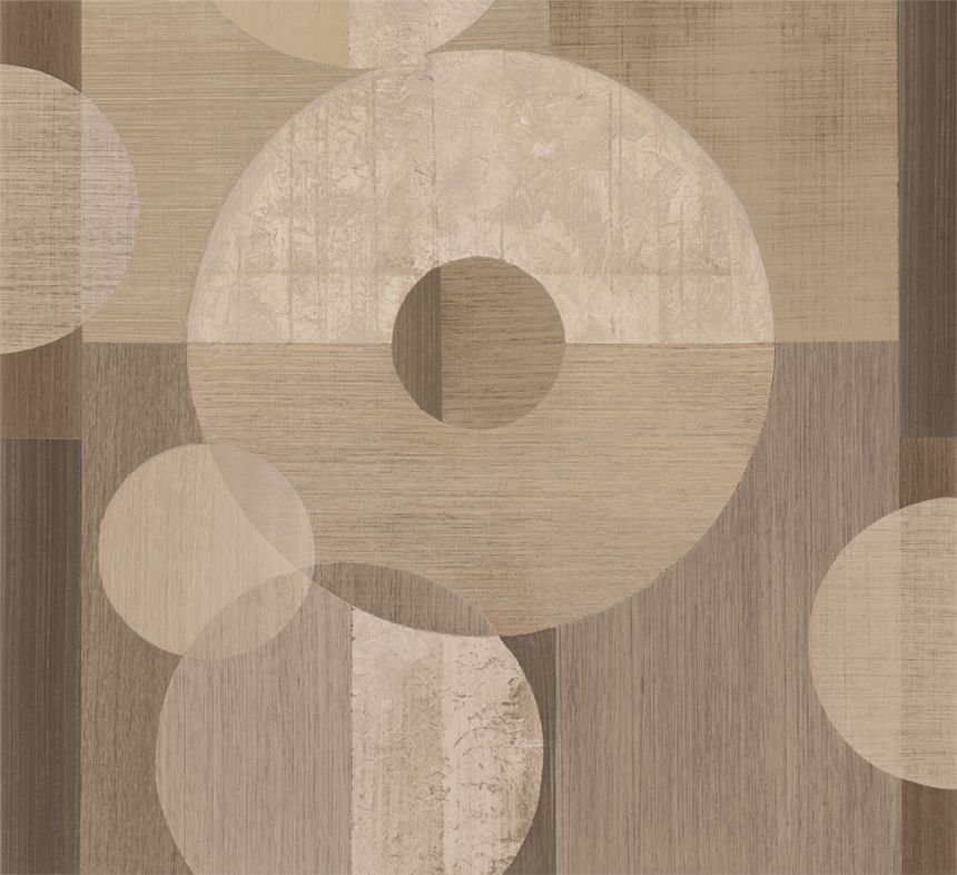 Geometrische Fototapete, Beige, Braun, IMD28142, Imani, Decoprint