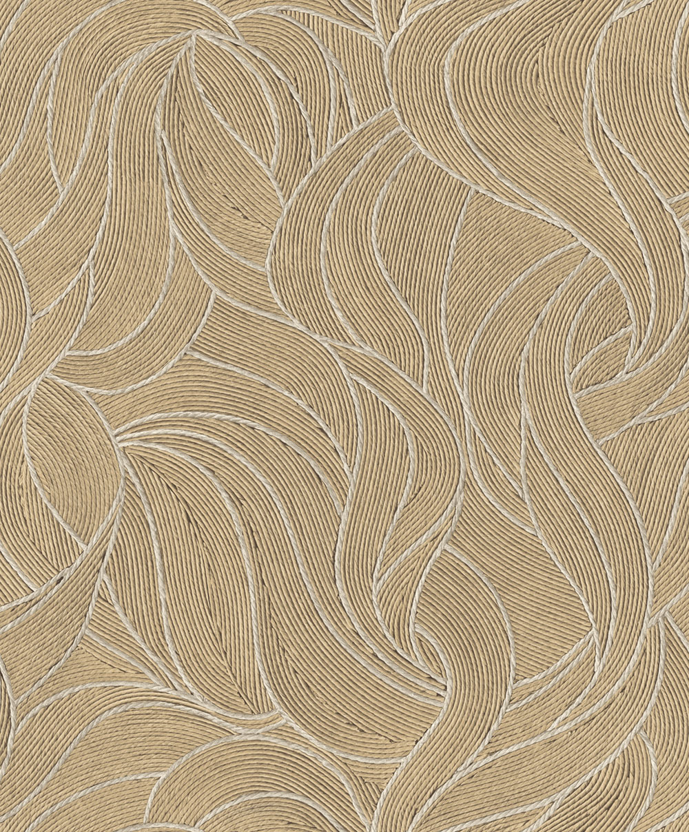 Tapete, Hellbraun, Wellen, TN29071, Terra Nova, Decoprint