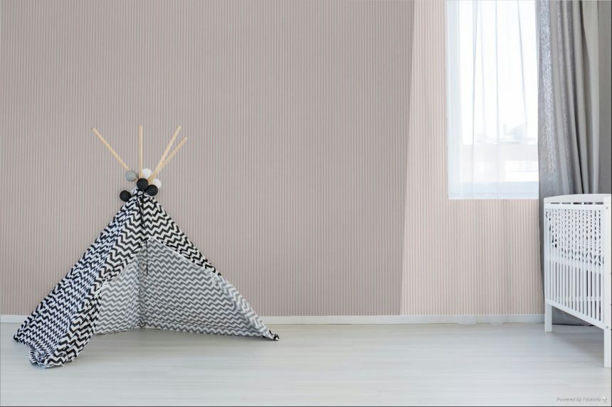 Tapete, rosa-weiß, Streifen, 4464, Momi, Parato by Cristiana Masi