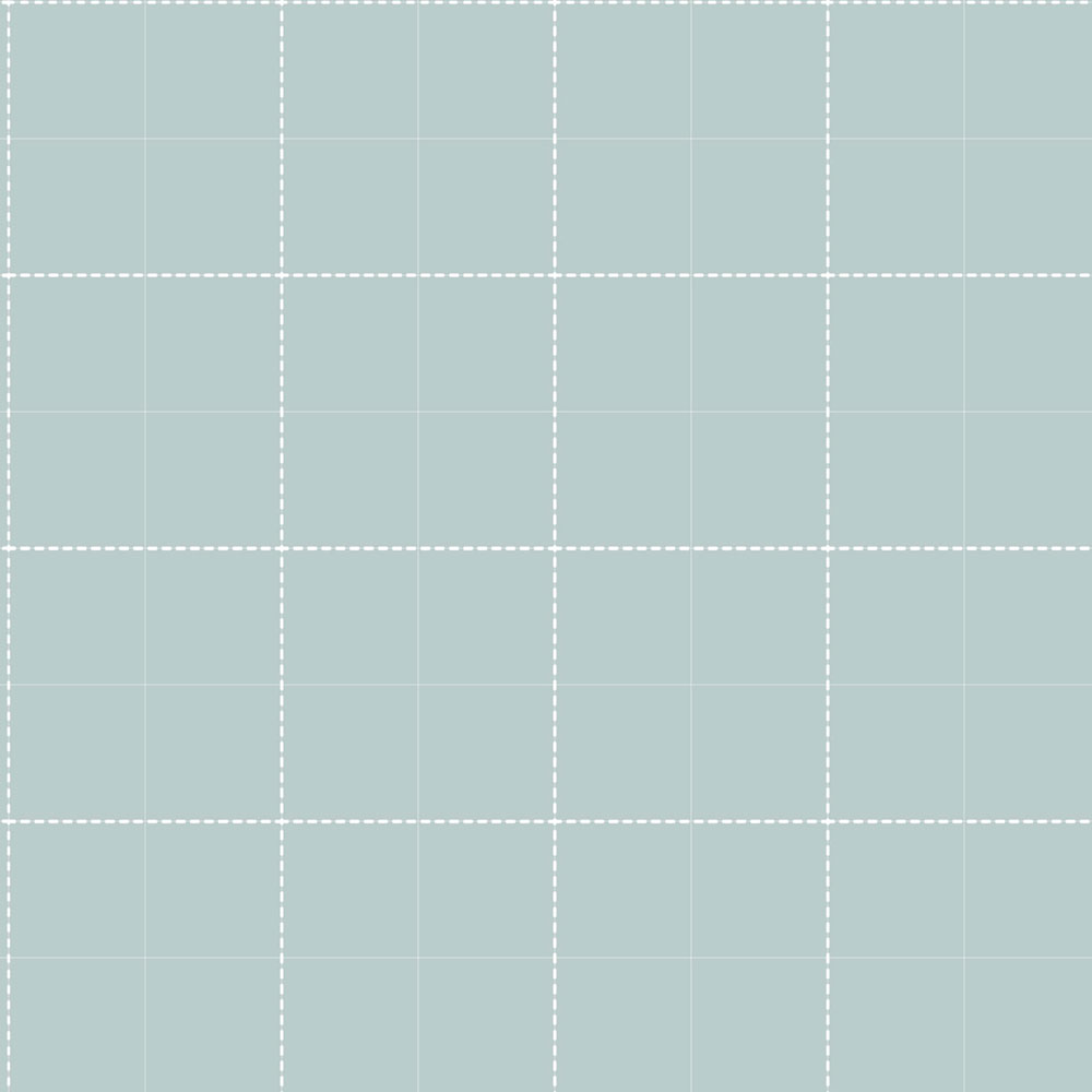 Tapete, hellblau, weiß, kariert, 4482, Momi, Parato by Cristiana Masi