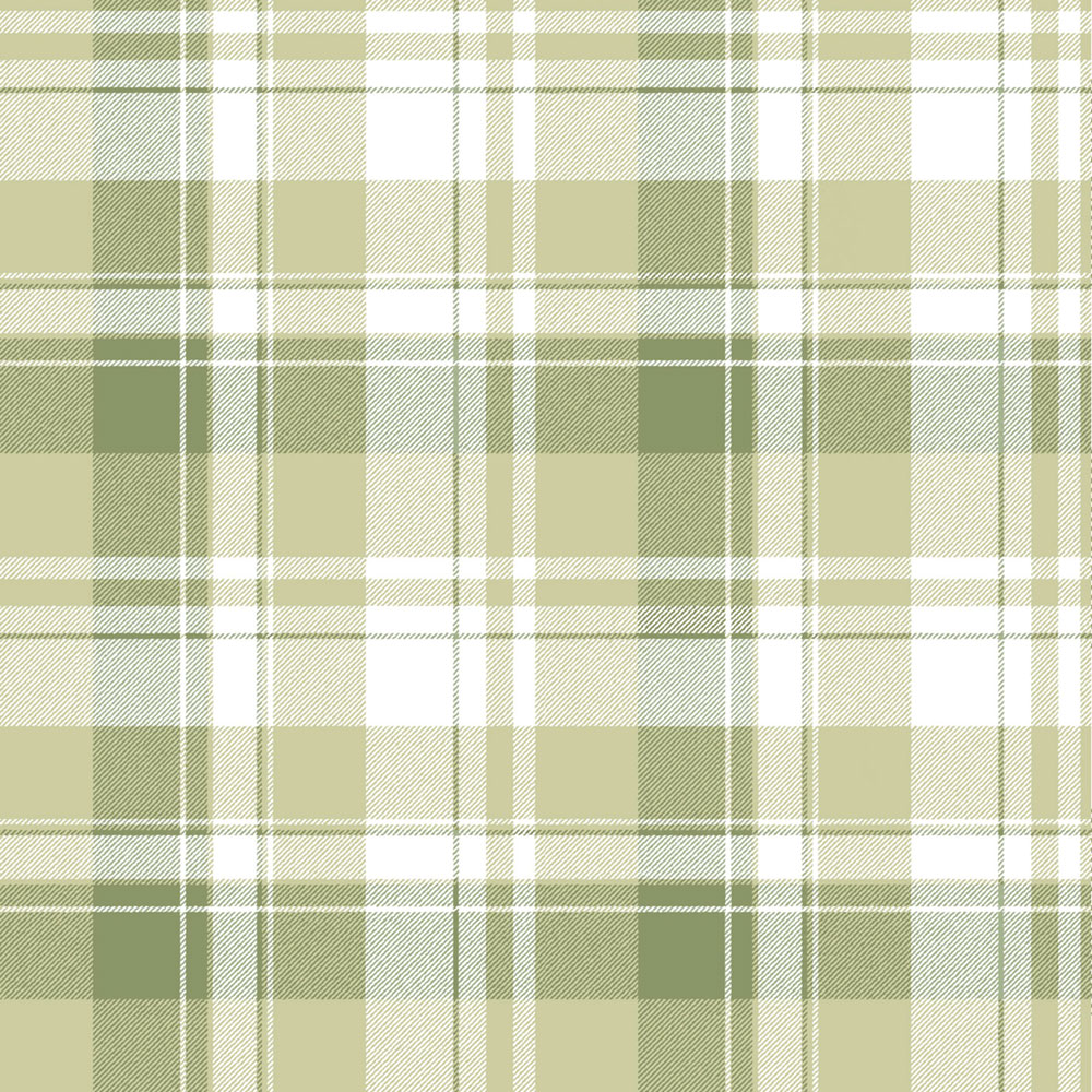 Tapete, grün, karierte Stoffoptik, 4490, Momi, Parato by Cristiana Masi